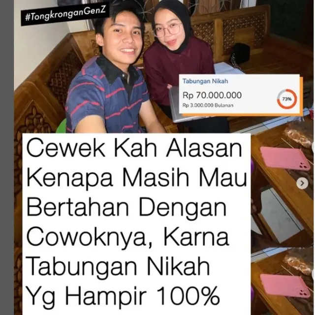 Tren Pasangan Bikin Tabungan Bersama untuk Nikah, Ada yang Sampai Rp300 Juta
