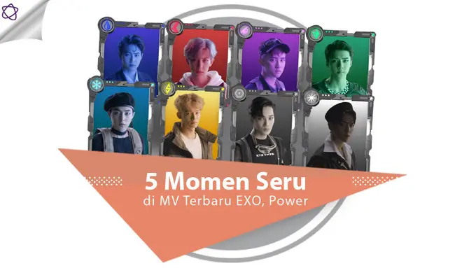 [Bintang] 5 Momen Seru di MV Terbaru EXO, Power