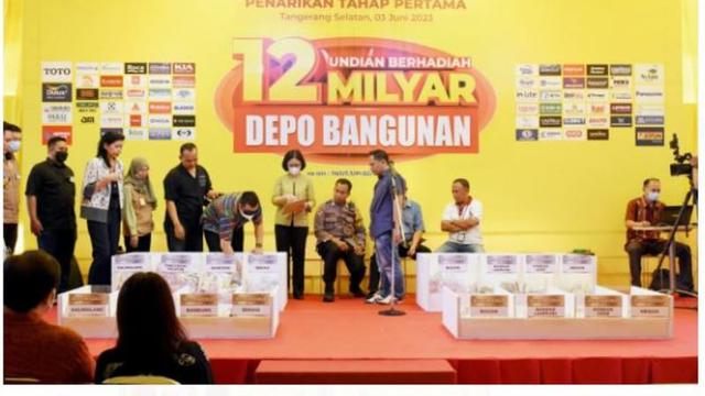 Depo Bangunan Gelar Undian Berhadiah Hingga Total Rp12 Miliar