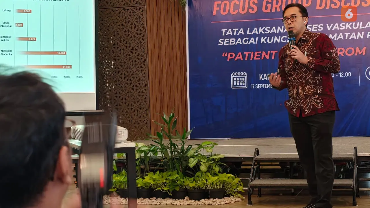 Ketua Perhimpunan Nefrologi Indonesia (PERNEFRI) Dr. dr. Pringgodigdo, Sp.PD-KGH., FINASIM, (Foto: Aditya Eka Prawira/Liputan6.com)