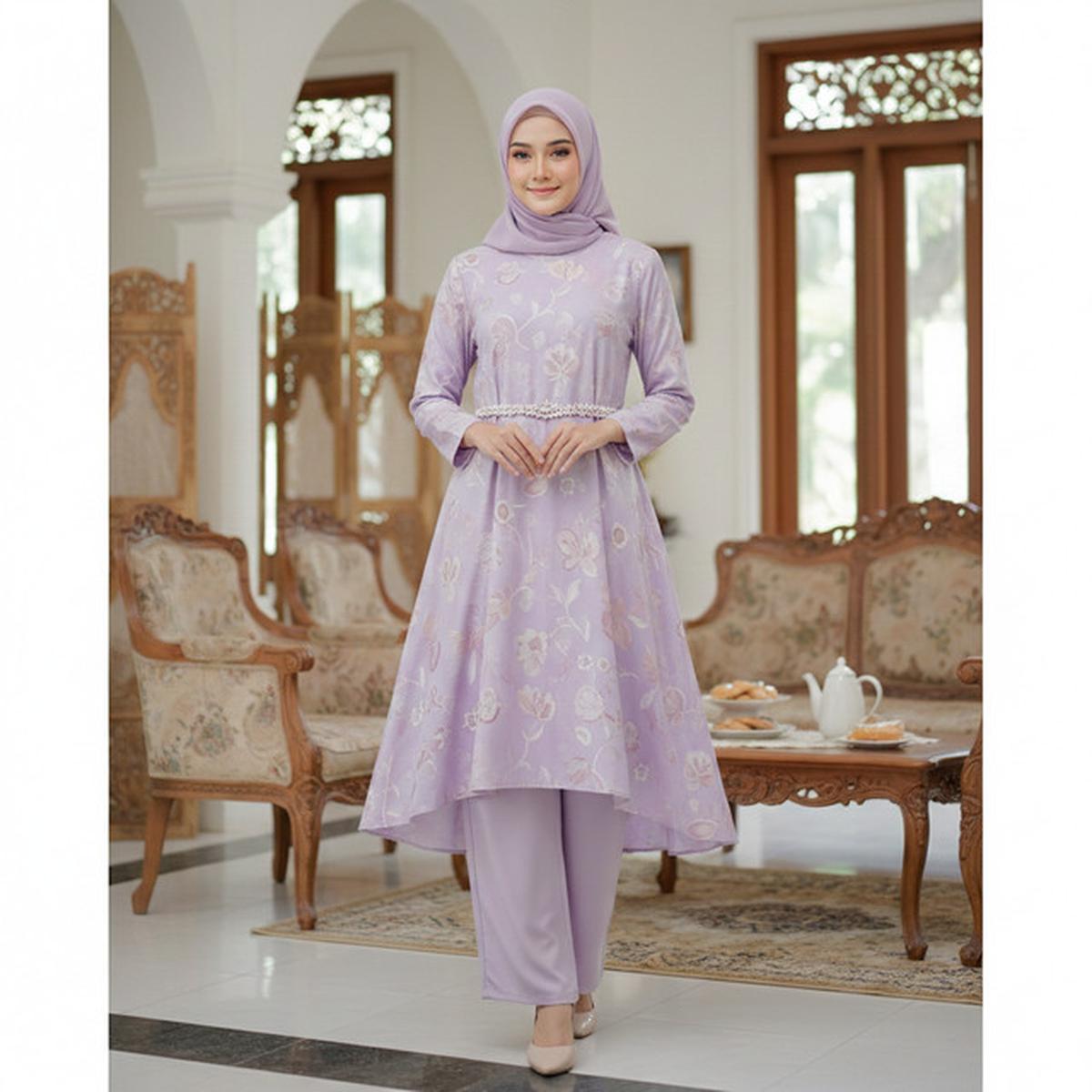 7 Model Baju Lebaran One Set Wanita 2026, Tampilan Elegan dan Stylish Tanpa Ribet