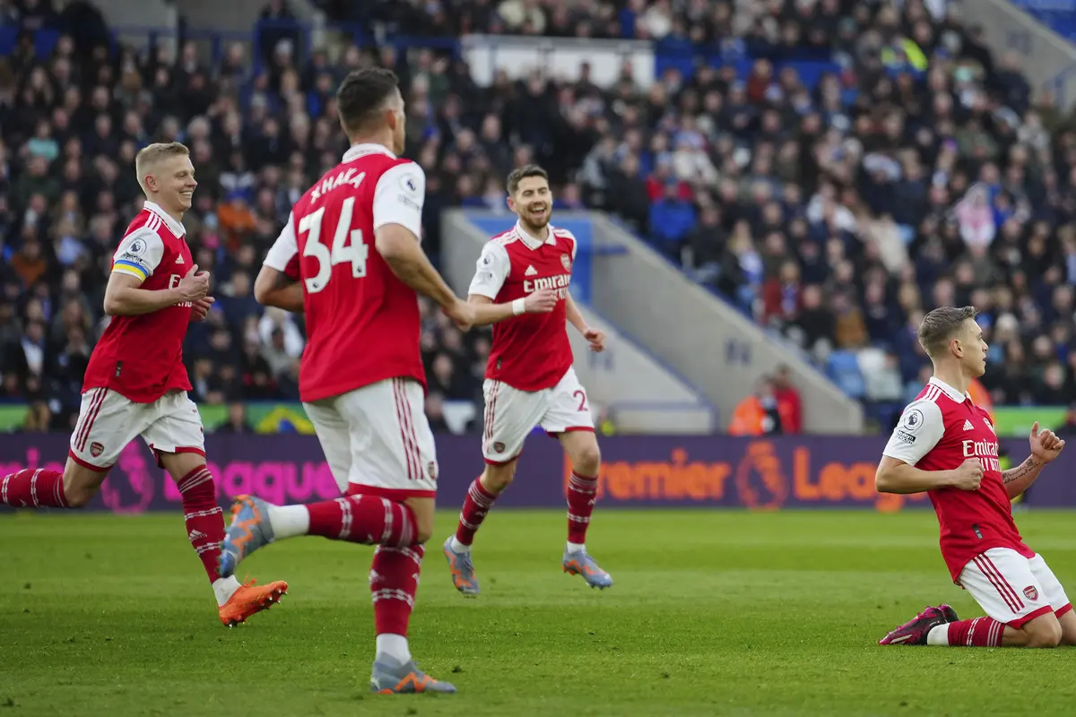 Foto: Arsenal Lolos dari Jegalan Laga Pekan Ke-25 Liga Inggris, Perebutan Tahta dengan Manchester City Terus Memanas