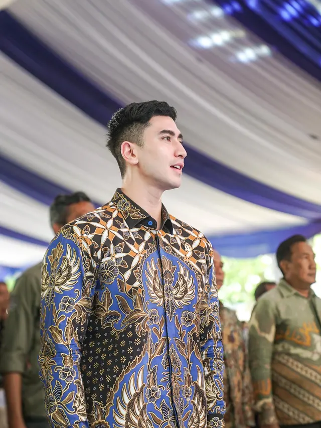 Verrell Bramasta menghadiri acara peluncuran Indeks Risiko Iklim Desa (IRID) di Desa Mulyasari, Kecamatan Ciampel, Kabupaten Karawang.