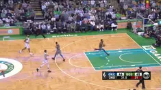 Berita video game recap NBA 2017-2018 antara Boston Celtics melawan Oklahoma City Thunder dengan skor 100-99.