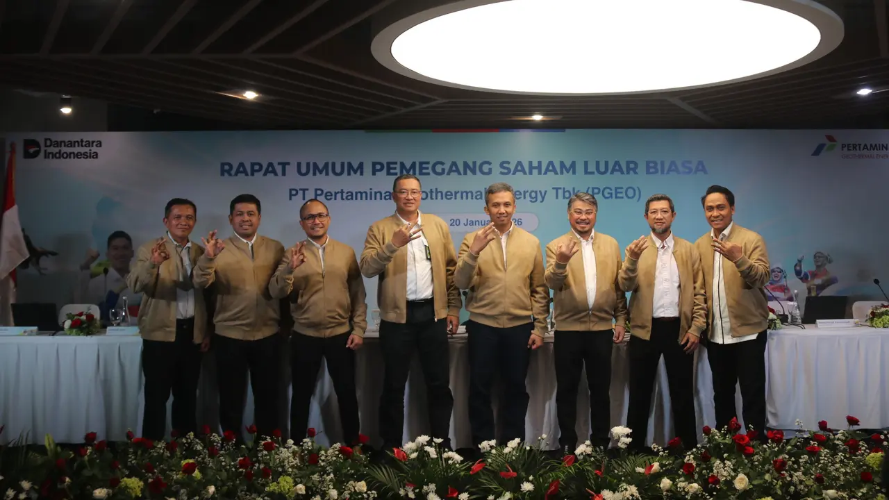 PT Pertamina Geothermal Energy Tbk (PGEO) merombak susunan pengurus dalam RUPSLB pada Selasa, 20 Januari 2026. (Foto: Pertamina Geothermal Energy)