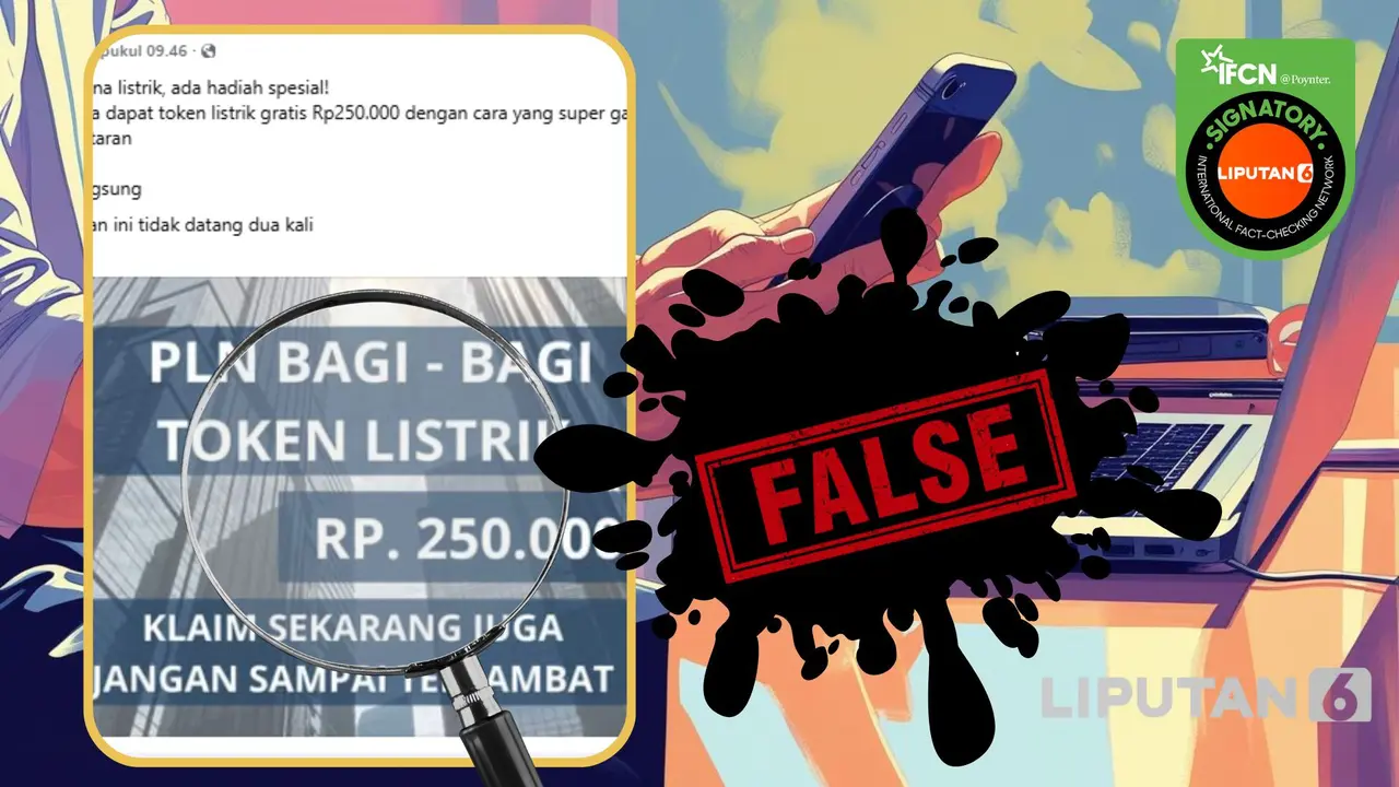 Tangkapan layar salah satu hoaks yang mencatut perusahaan BUMN