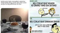 Meme jomblo rayakan valentine (Sumber: 1cak)