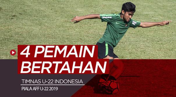 Berita video 4 pemain yang akan mengawal sektor pertahanan timnas Indonesia di Piala AFF U-22 2019.