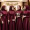 Bridesmaid Model Dress Satin Hijab (Foto: Gemini AI)