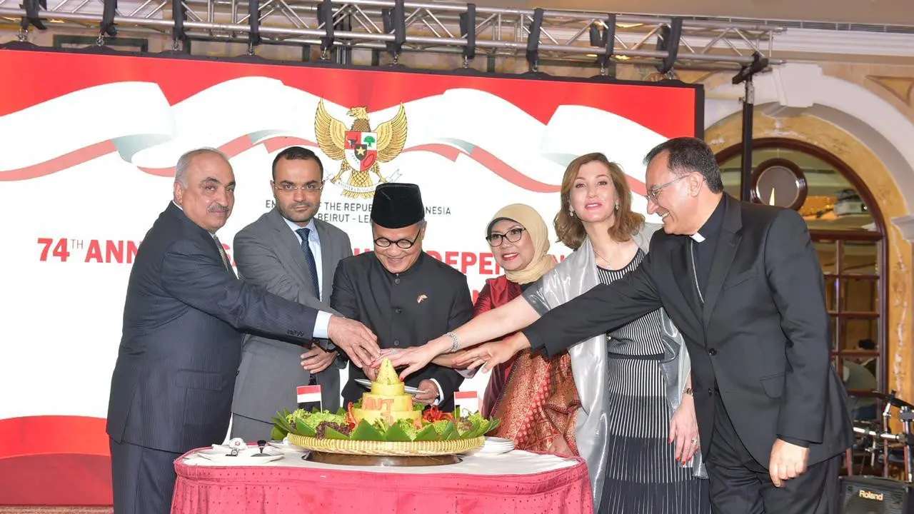 Resepsi Diplomatik KBRI Beirut. (Dokumentasi Kemlu)