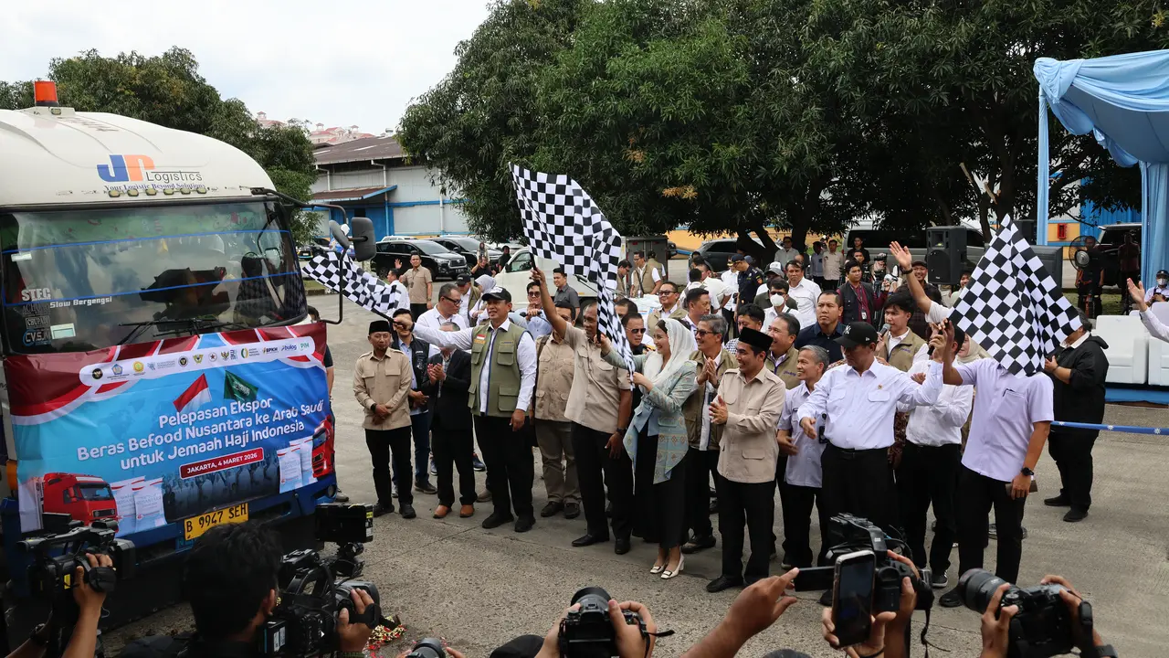 Swasembada Pangan Naik Kelas, 2.280 Ton Beras RI Mulai Dikirim ke Tanah Suci