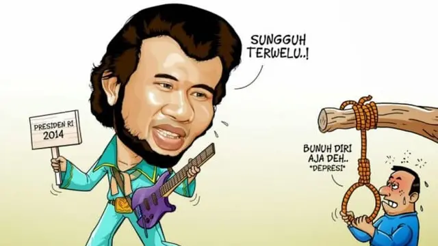 Karikatur Rhoma Irama