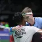 Tunggal putra Indonesia Antony Ginting kalah dari unggulan pertama asal Denmark Viktor Axelsen pada perempat final Malaysia Open 2022 di Axiata Arena, Kuala Lumpur, Jumat (1/7). (foto: PBSI)