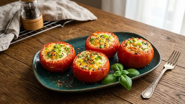 Resep Tomat Telur Panggang/AI Generated
