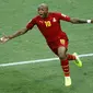 Ekspresi Andre Ayew saat cetak gol lawan Amerika Serikat (REUTERS/Mike Blake)