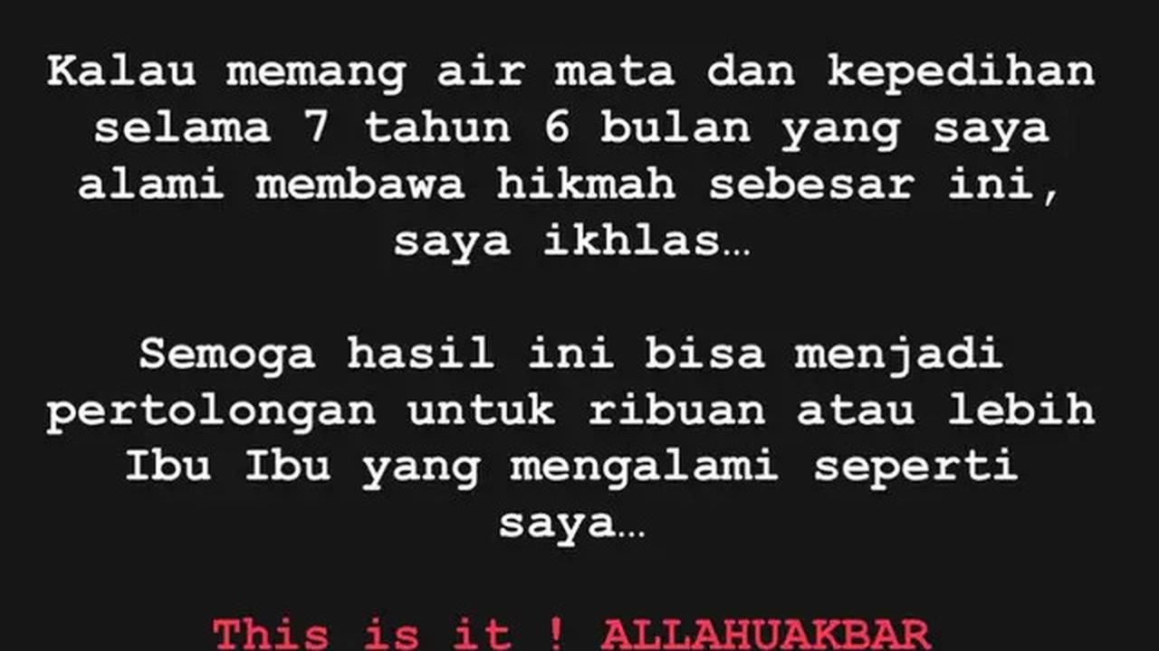 Alasan Tsania Marwa Tak Polisikan Atalarik Syach: Air Mata 7,5 Tahun Saya Ikhlaskan, Allahuakbar...