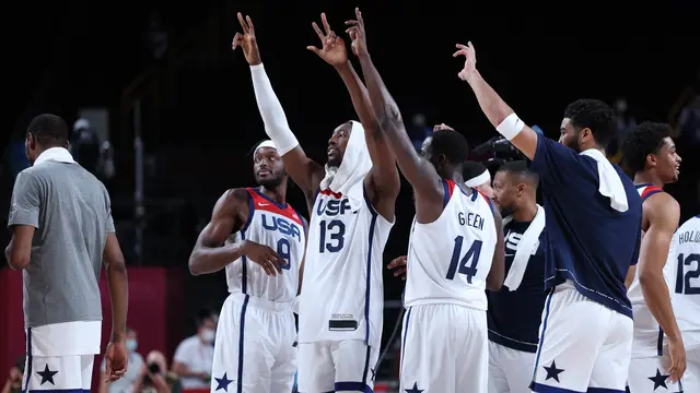AS ke final cabang bola basket Olimpiade Tokyo 2020