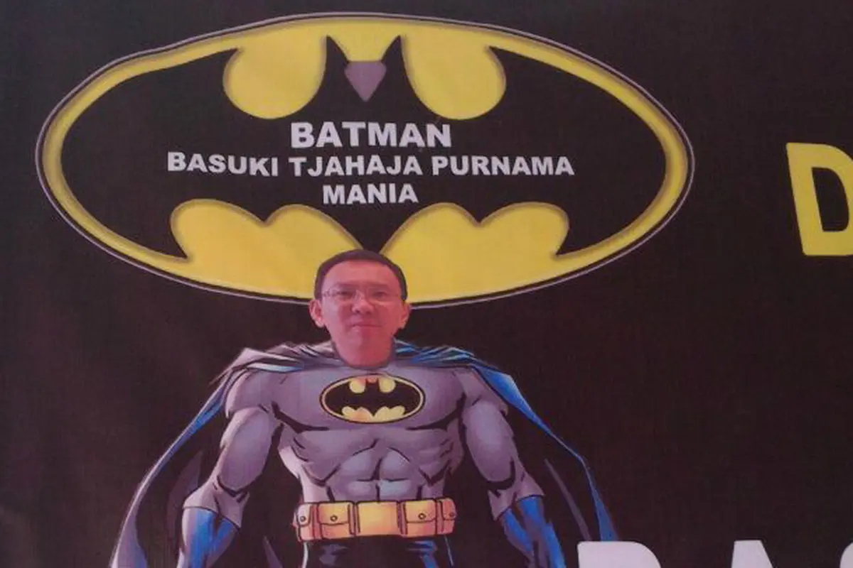 Ahok mendapatkan dukungan dari Batman