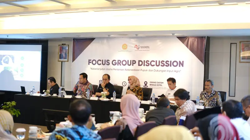 Nagara Institute menggelar Focus Group Discussion (FGD) yang bertemakan "Keberlanjutan Usaha Pertanian: Ketersediaan Pupuk dan Dukungan Input Agro". (Istimewa)