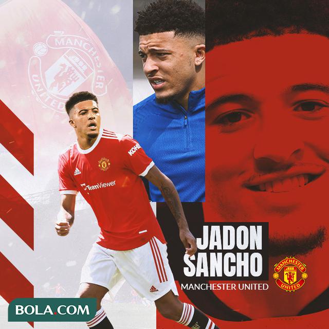 Manchester United - Ilustrasi Jadon Sancho