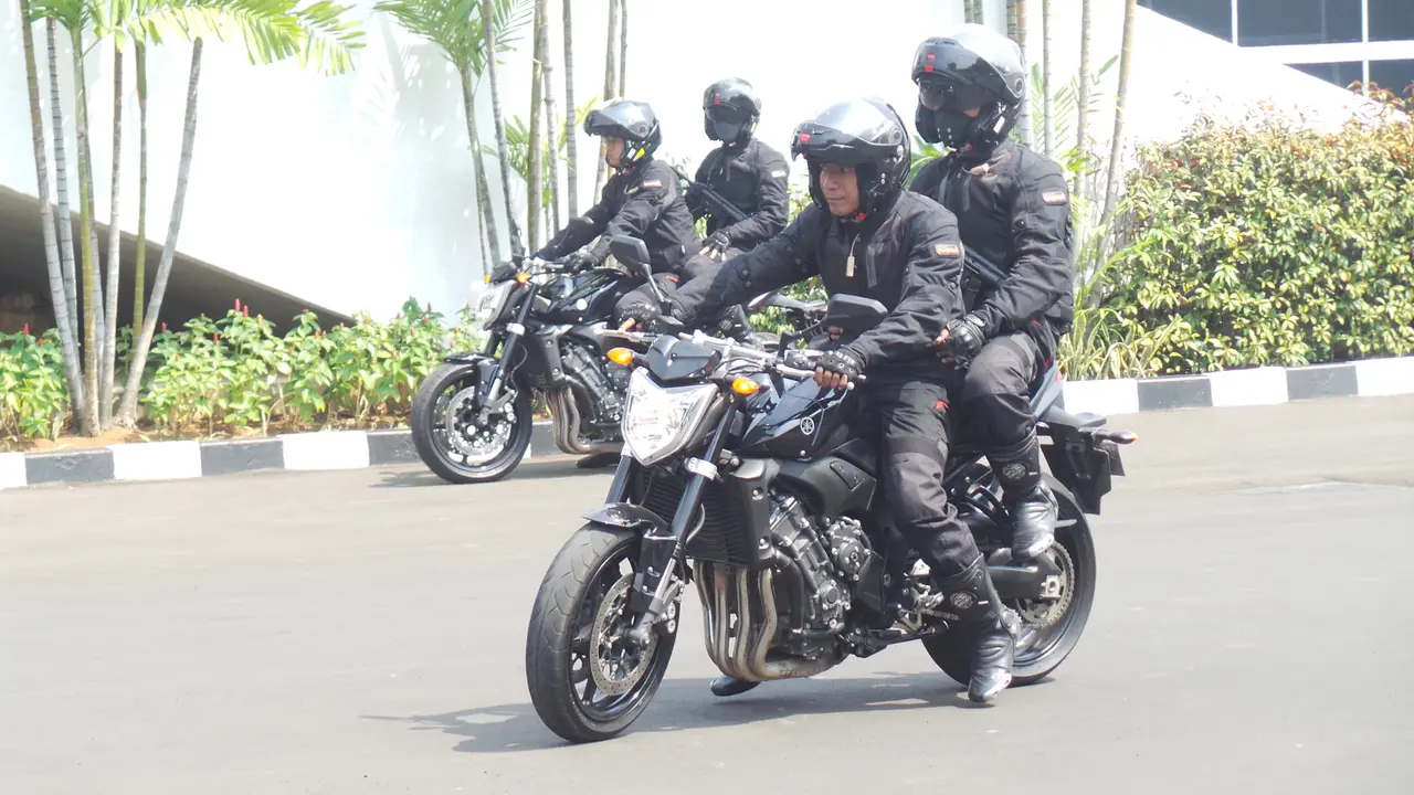 Motor- motor Telanjang yang Ikut Kawal Presiden Jokowi