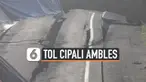 Ruas jalan Tol Cipali KM 122 ambles. Kondisi ini membuat lalu lintas di kawasan tersebut tersendat. Bagaimana perbaikannya?