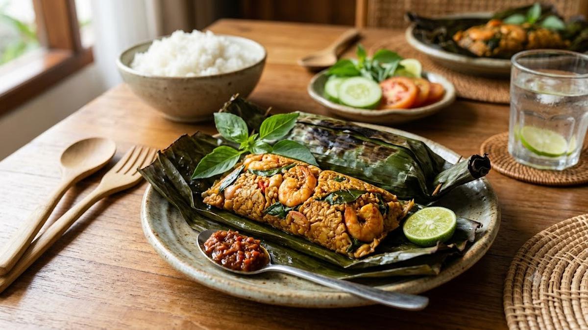 Resep Pepes Tempe Udang yang Lezat, Bumbunya Meresap Sempurna