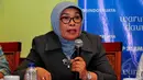 Kabag Wassidik Ditresnarkoba Polda Metro Jaya, AKBP Sri Hastuti saat menjadi pembicara dalam diskusi bertema "Darurat Narkoba", di Cikini, Jakarta, Sabtu (16/5/2015). BNN mengklaim Indonesia sudah mengalami darurat narkoba. (Liputan6.com/Yoppy Renato)