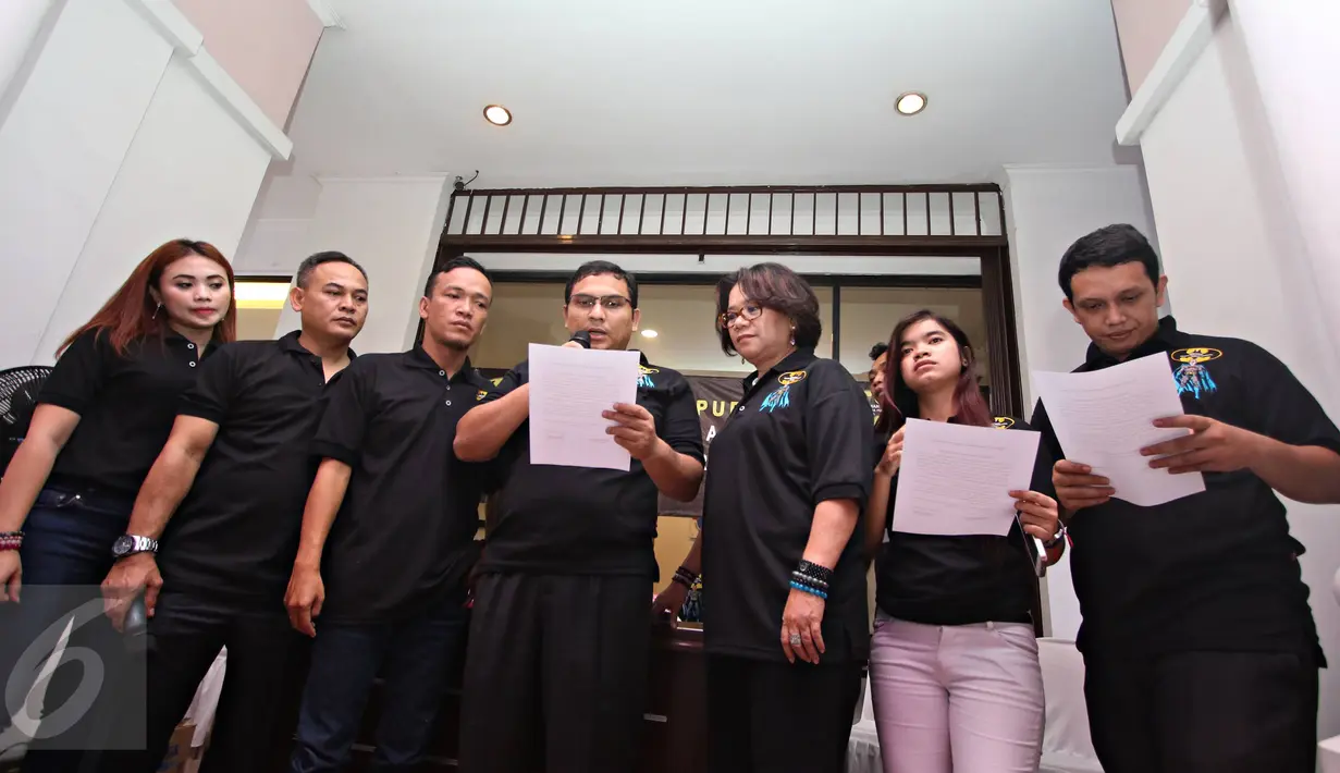 Deklarasi Basuki Tjahaja Purnama Mania (Batman) di Jakarta, Kamis (17/3/2016). Batman menyatakan siap memenangkan Ahok sebagai Gubernur DKI Jakarta dengan membentuk relawan di tingkat provinsi hingga kelurahan. (Liputan6.com/Immanuel Antonius)