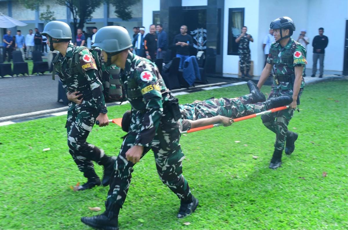 FOTO: Kasal Sidak Kesiapan Operasional Marinir di Hari libur
