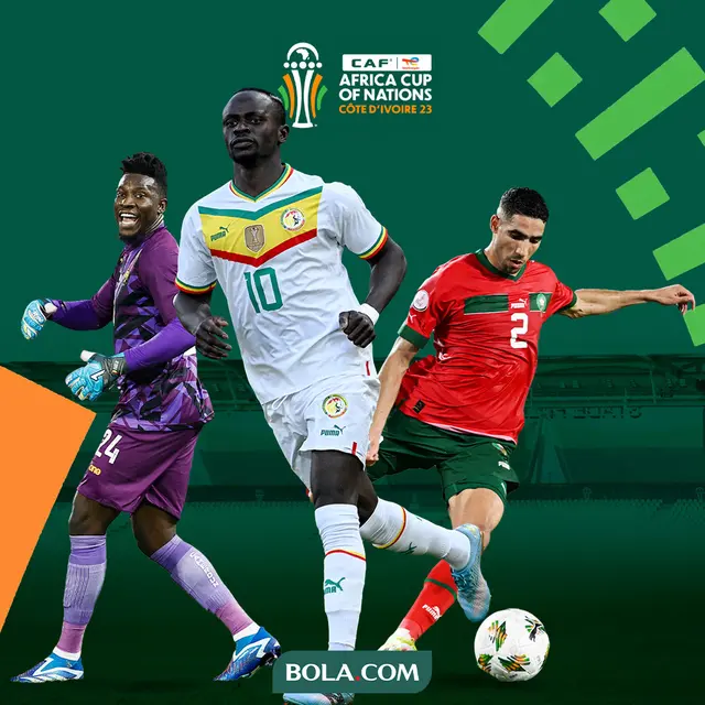 Piala Afrika - Andre Onana, Sadio Mane, Achraf Hakimi