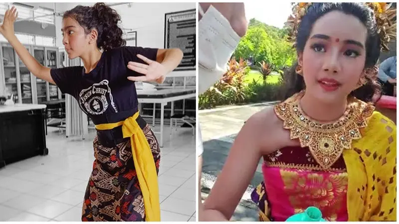 6 Potret Leticia Putri Sheila Marcia Jadi Penari Bali, Disebut Mirip Sang Mama