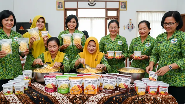 Ide Jualan Camilan untuk Ibu PKK 2026 Keripik Singkong Aneka Rasa