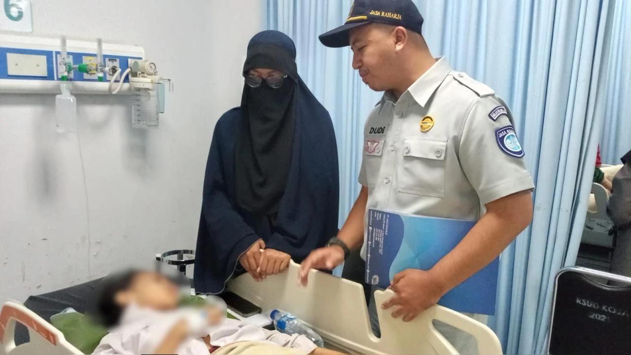 Jasa Raharja Pastikan Keterjaminan Santunan bagi Siswa dan Guru  Terdampak Kecelakaan di Cilincing