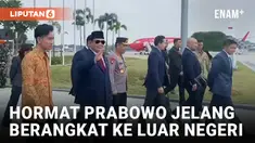 Pakai Kacamata Hitam, Prabowo Berangkat ke Luar Negeri