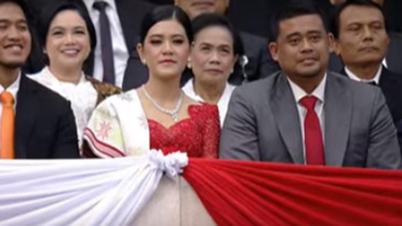 VIDEO: Berkebaya Merah, Kahiyang Ayu Tampil Anggun di Pelantikan Prabowo-Gibran