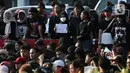 Aksi Kamisan kali ini juga dilakukan di tengah gelombang aksi unjuk rasa di Jakarta dan berbagai wilayah lain di Tanah Air. (Liputan6.com/Helmi Fithriansyah)