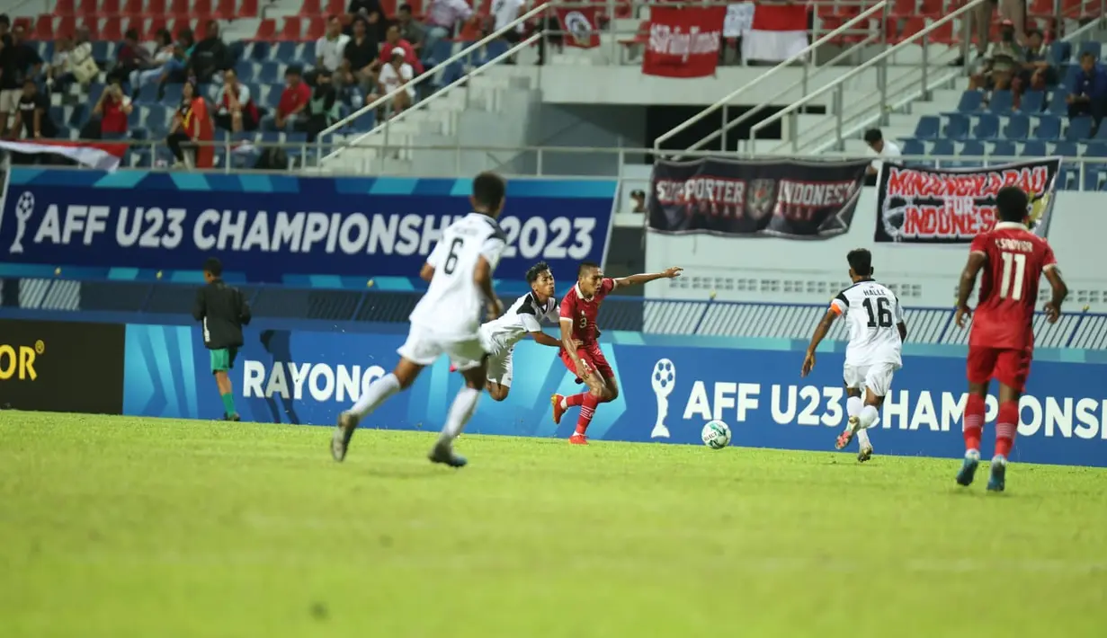 Skor 1-0 untuk Timnas Indonesia mengakhiri laga 90 menit. (Foto:Dok PSSI)