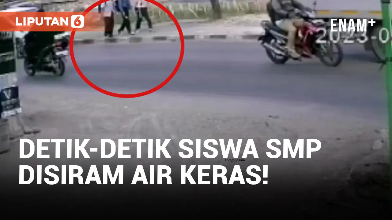 5 Siswa SMP Disiram Air Keras di Penjaringan