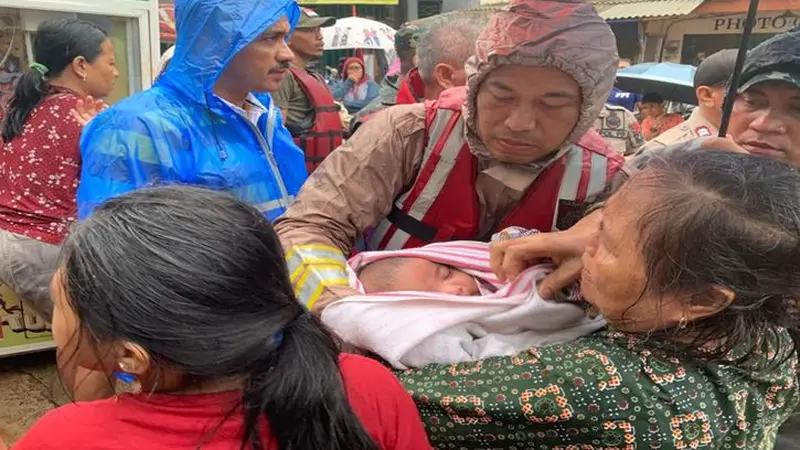 Bayi Korban Banjir