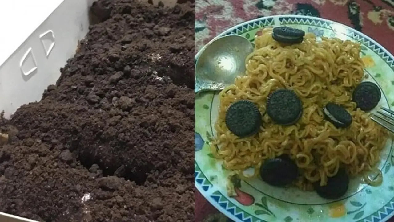 6 Potret Makanan Topping Oreo Ini Nyeleneh Banget, Kocak