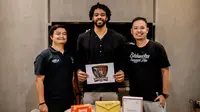 Guard anyar Bima Perkasa Jogja,&nbsp;Corey Anthony Raley Ross (tengah), untuk menghadapi persaingan di IBL 2025. (Bola.com/Ana Dewi)