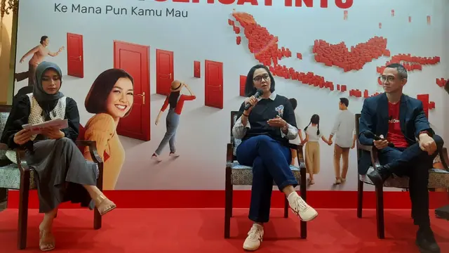 Henry Manampiring dalam dalam peluncuran kampanye “Buka Semua Pintu” di Jakata Selatan, November 2022.