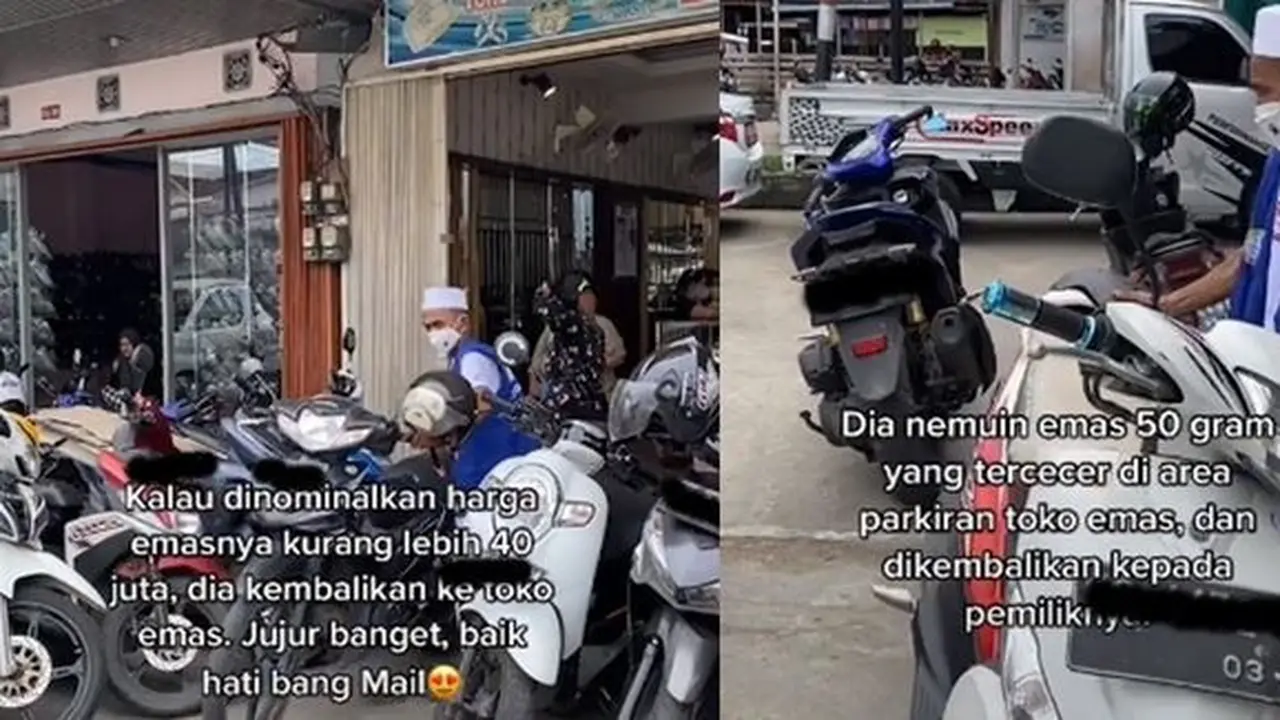 Tukang parkir jujur