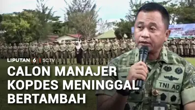 Terkait korban jiwa dalam latihan dasar militer program calon manajer Koperasi Merah Putih yang bertambah. Terbaru, peserta asal Singkawang meninggal dunia, menjadikan korban meninggal jadi lima orang.