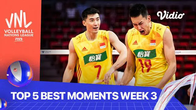 Berita Video, 5 Momen Terbaik di Volleyball Nations League 2022 Putra yang Terjadi pada Pekan Ketiga