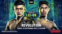Link Live Streaming One Championship Revolution di Vidio, Jumat 24 September 2021. (Sumber : dok. vidio.com)