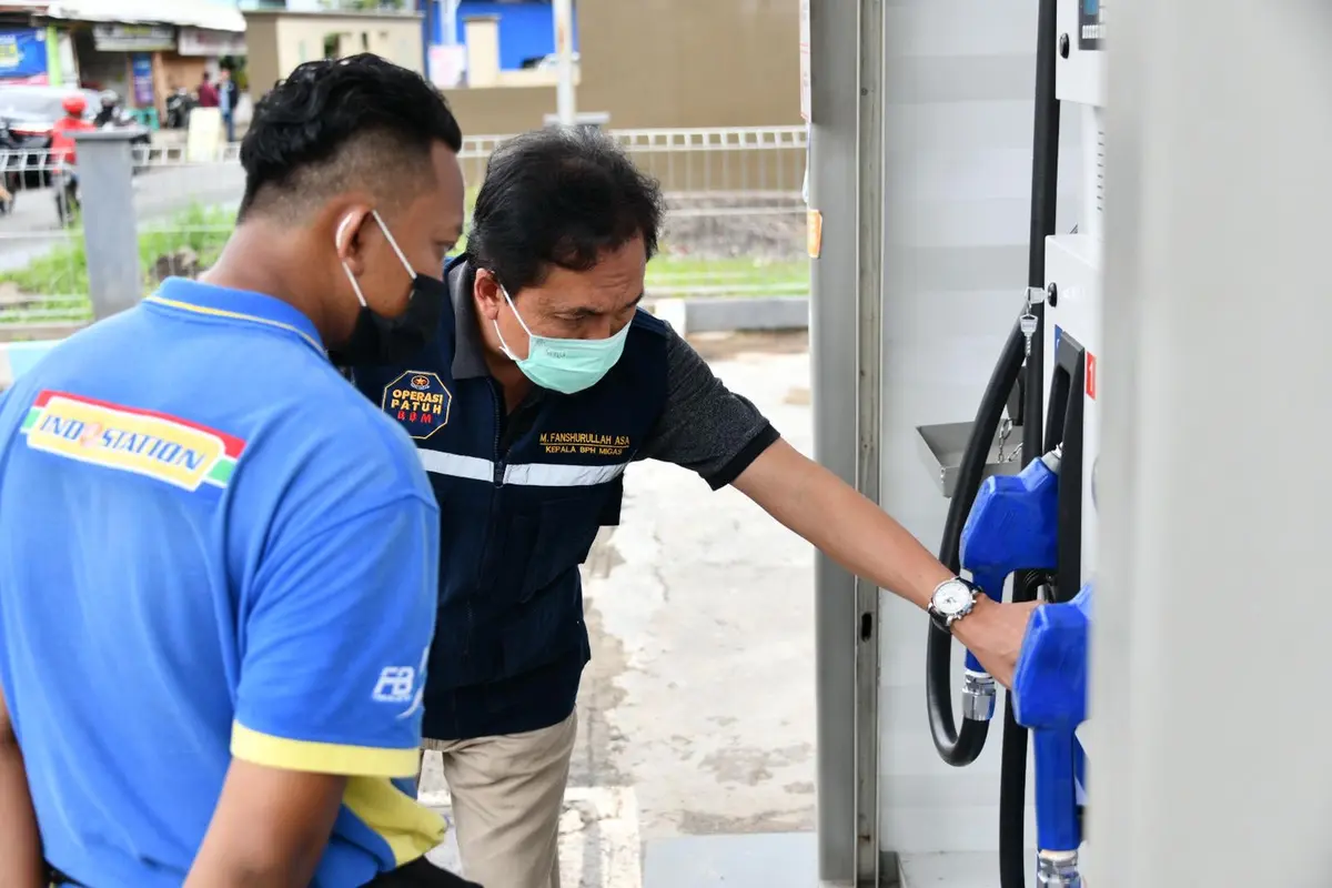 Penuhi Tugas Pengawasan dan Pengaturan BPH Migas Meninjau Langsung SPBU mini Exxonmobil