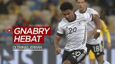 Berita video melihat catatan kehebatan bintang Bayern Munchen, Serge Gnabry, di Timnas Jerman.