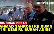 VIDEO: Ahmad Sahroni Ngegas Sindir BUMN, "Gue Memelas Sponsor Demi RI, Bukan Anies"